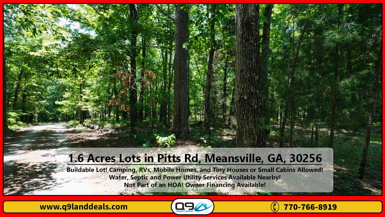 Pitts Rd, Meansville, GA 30256