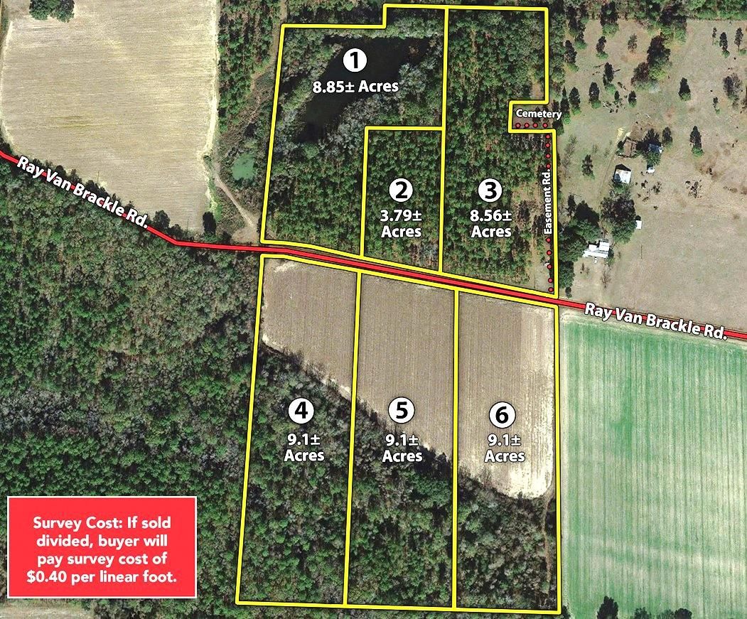 Ray Van Brackle Road, Lenox, GA 31637