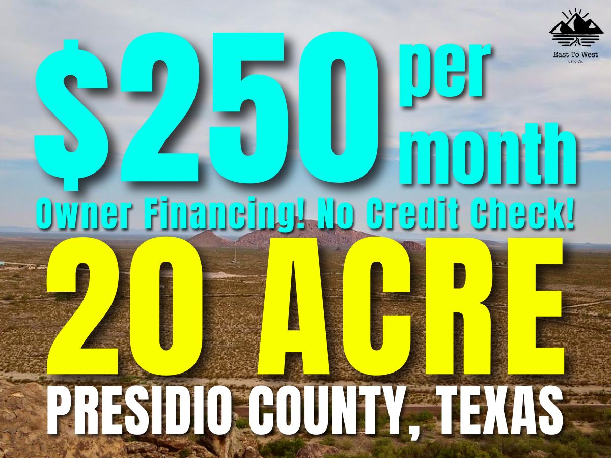 20 acres in Presidio, TX, 79845