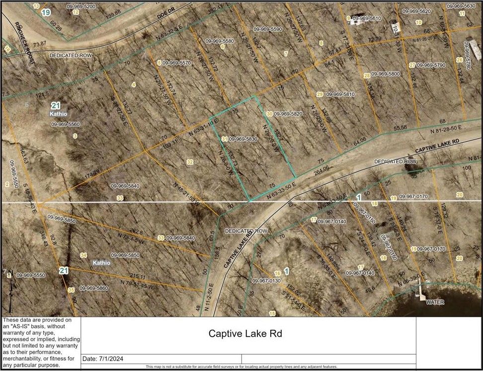 Tbd Captive Lake Road, Garrison, MN 56450 MLS 6562397