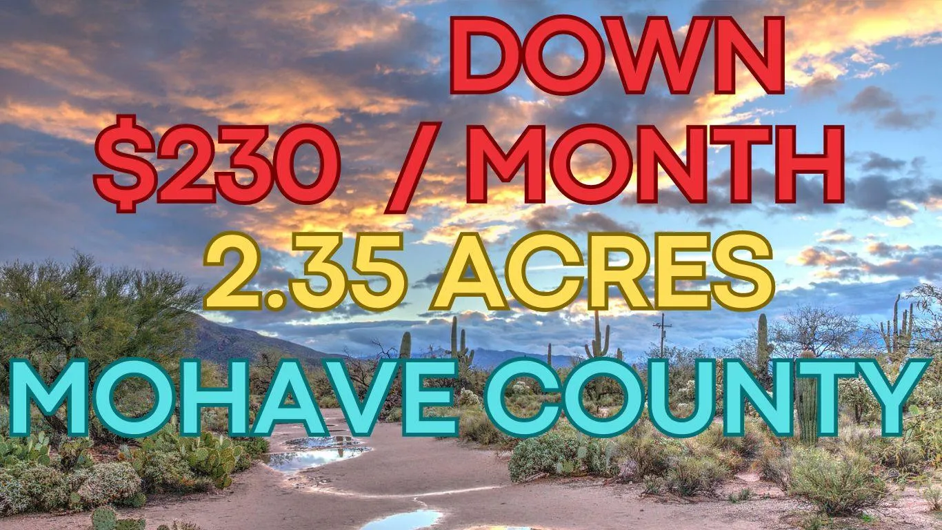 Land for Sale in Arizona between 2 and 60 Acres 5,898 Properties