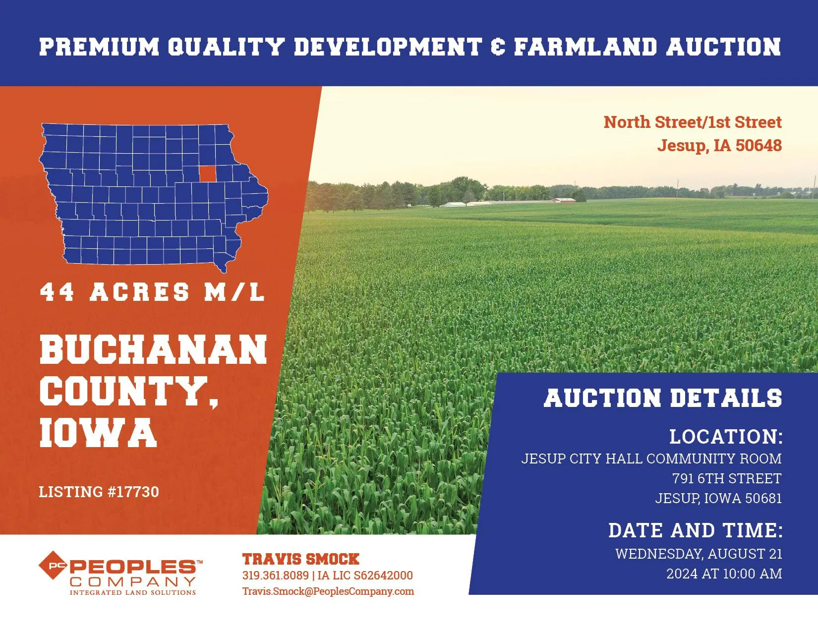 Undeveloped Land for Sale in Iowa 2,568 Properties