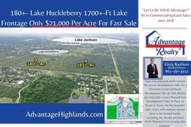 Lakefront Property for sale in Highlands County, Florida