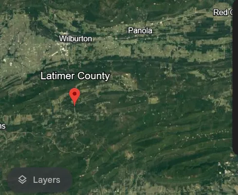 E/2 NE/4 SW/4 Sec 10 T4N R20E Latimer County  