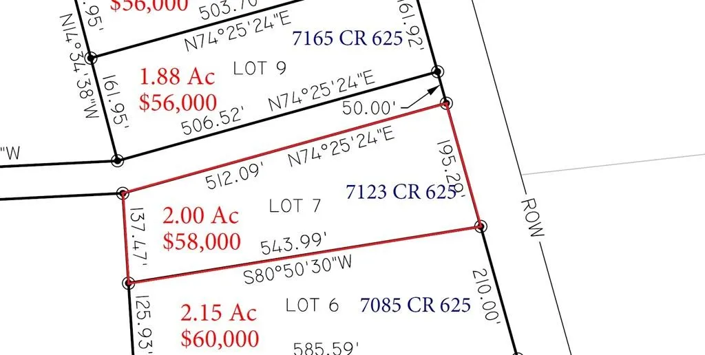 Lot 7 County Rd 625  